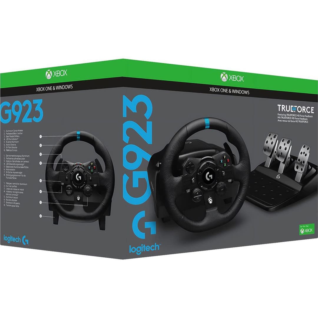 Logitech G923 Racing Wheel For Xbox