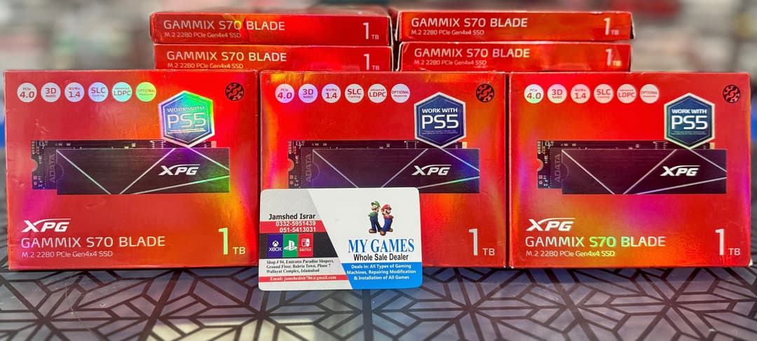 XPG 1TB SSD FOR PS5 ALL MODELS